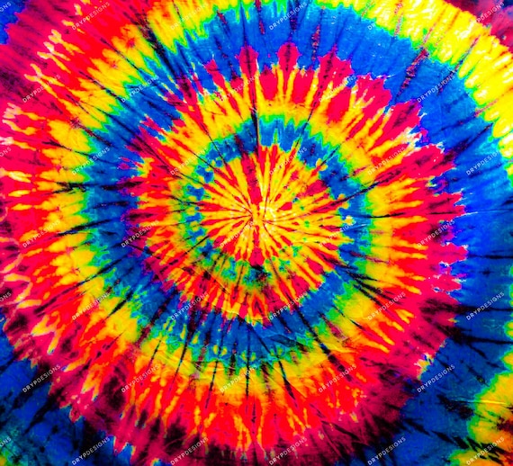 Skittles Rainbow Tie-Dye Digital Background Texture - Vibrant Tie Dye PNG Digital Paper Download Files