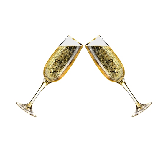 New Year Champagne Png