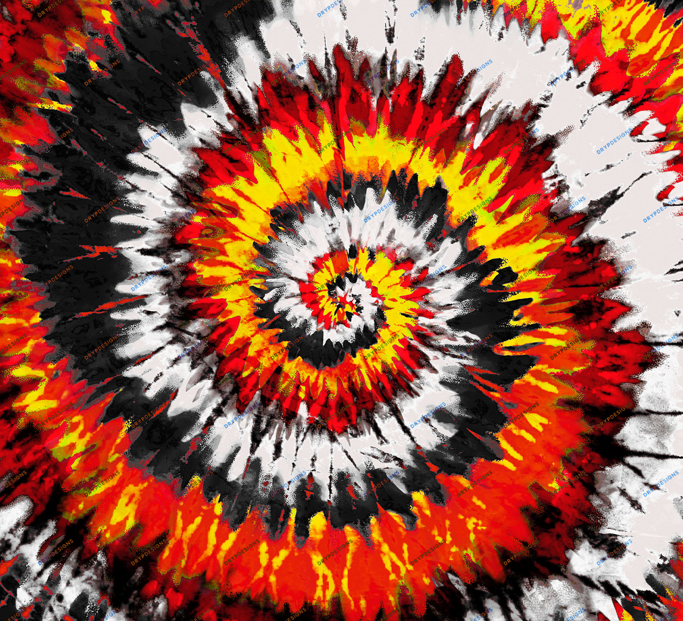 Red Orange Yellow Tiedye Background Texture Halloween - Etsy