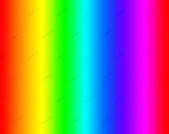 Rainbow Ombre Gradient Digital Paper Color Spectrum Background PNG - Soft Gradient Rainbow Color Palette - Digital Download Files