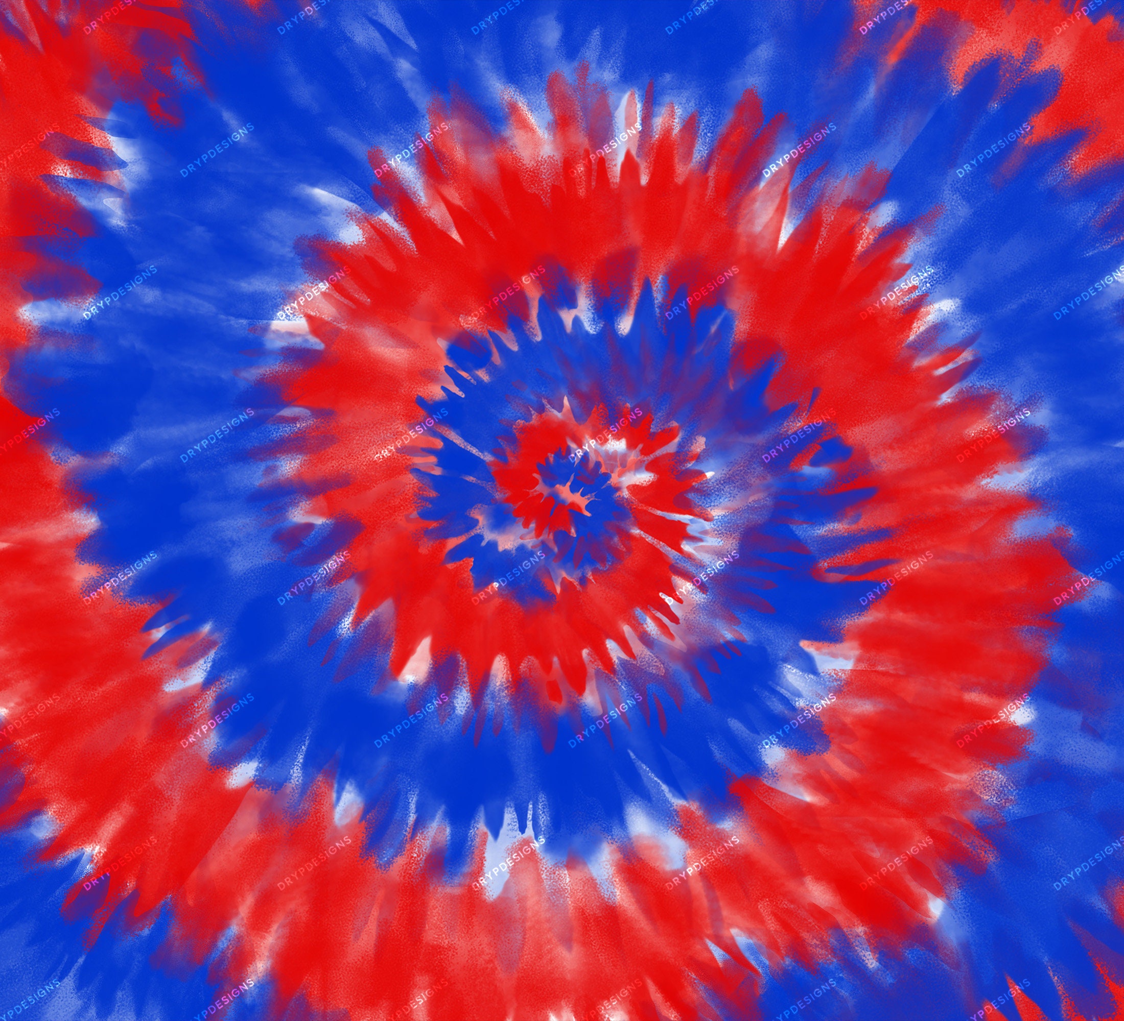 Tie Dye Swirls Background