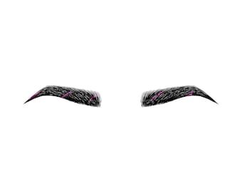 eyebrow design etsy