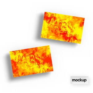Red + Yellow Smokey Flames Seamless Digital Paper Background Texture ...