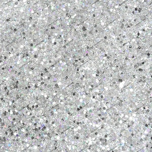 Silver + White Glitter Digital Paper Background Texture PNG - Digital Download Files