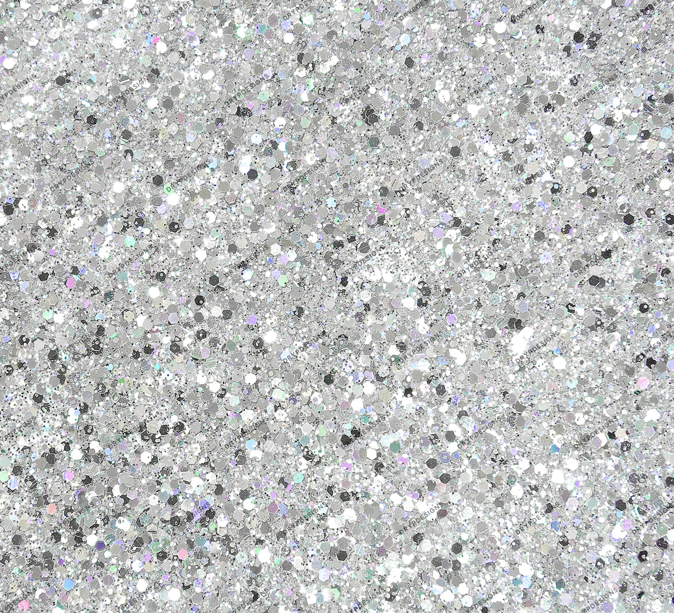 Silver White Glitter Digital Paper Background Texture PNG Digital Download  Files 