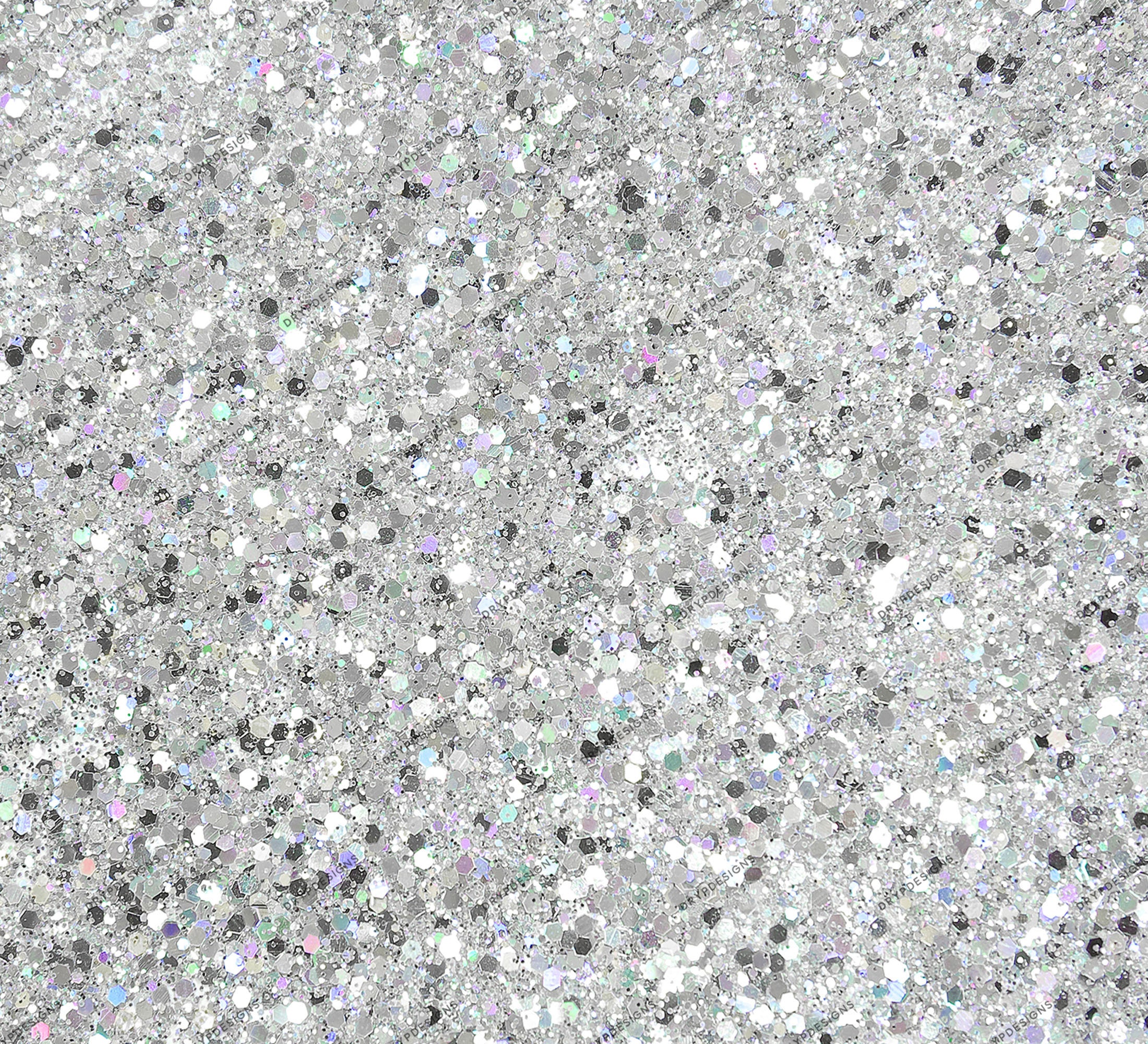Silver + White Glitter Digital Paper Background Texture PNG