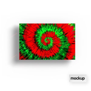 Red Green Tie-dye Digital Paper Background Texture Distressed Tiedye