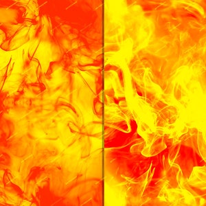 Rot + Gelb Smokey Flammen nahtlose digitale Papier Hintergrundtextur - helle lebendige Rauch Tapete PNG - sofortiger digitaler Download Dateien