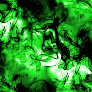 Green + Black + White Smokey Flames Seamless Digital Paper Background Texture PNG - Instant Digital Download Files