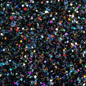 Black Holographic Glitter Background Texture - Glitter Digital Paper Download File