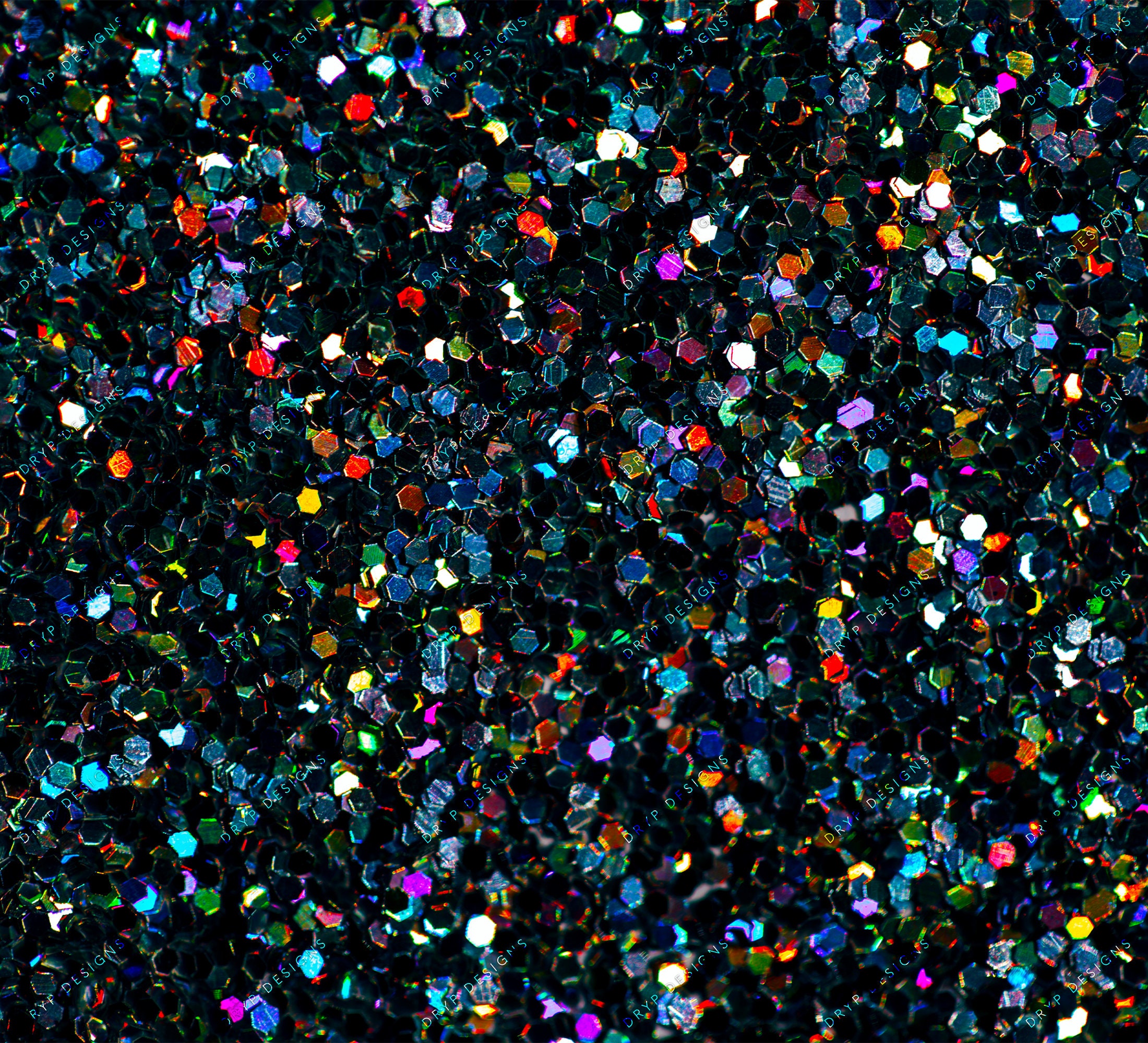 Black Holographic Glitter Background Texture Glitter Digital Paper Download  File 