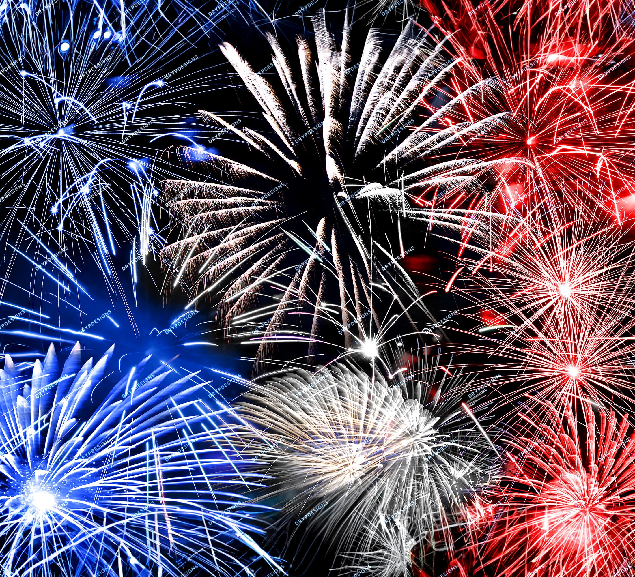 Fondo transparente de fuegos artificiales rojo + blanco + azul - Fondo de  pantalla de papel digital patriótico del 4 de julio - Archivos de descarga  digital instantánea - Etsy México, image size:2200x2000