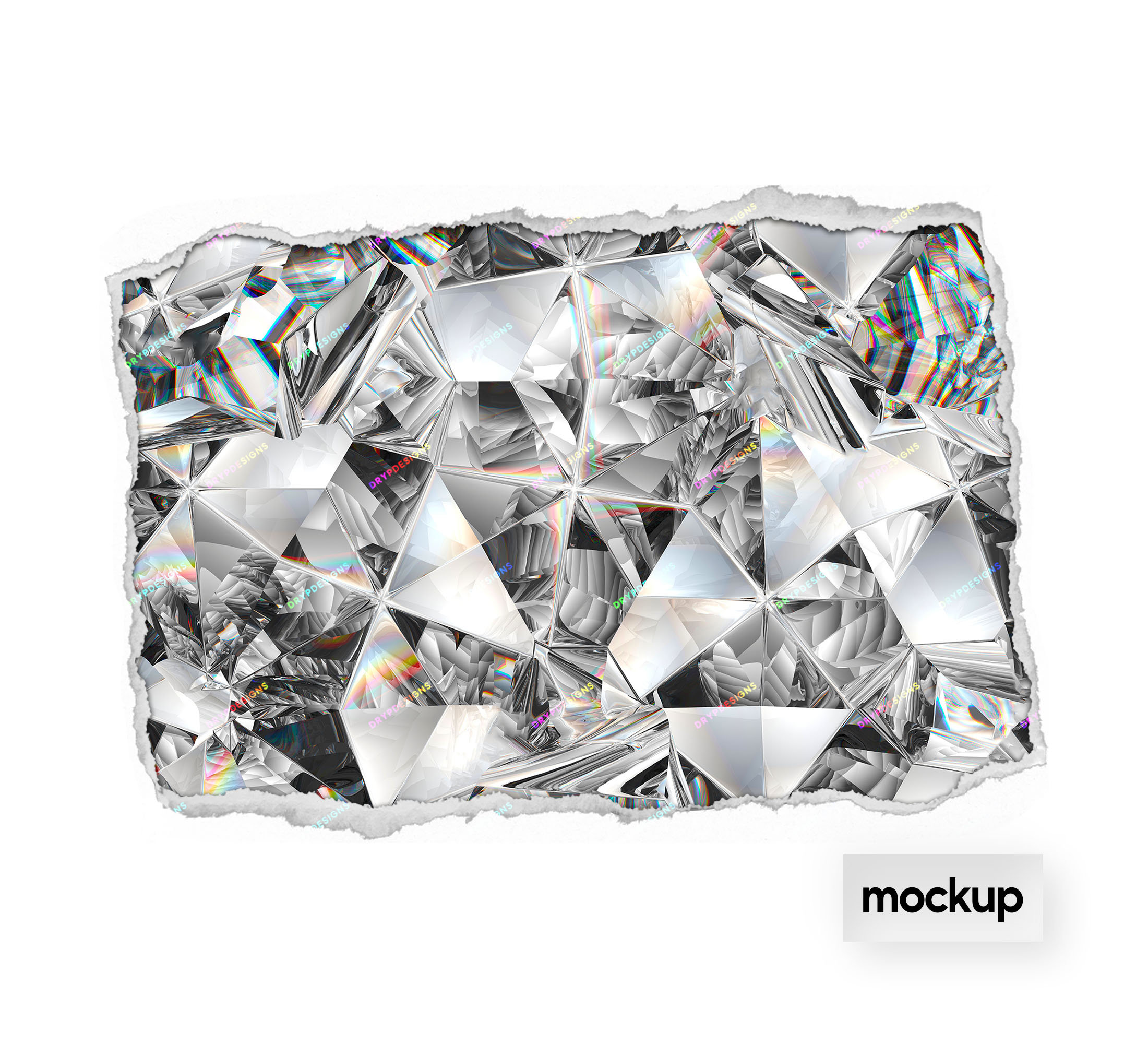 Crushed Diamonds Seamless Background Texture Luxurious Shiny Etsy UK