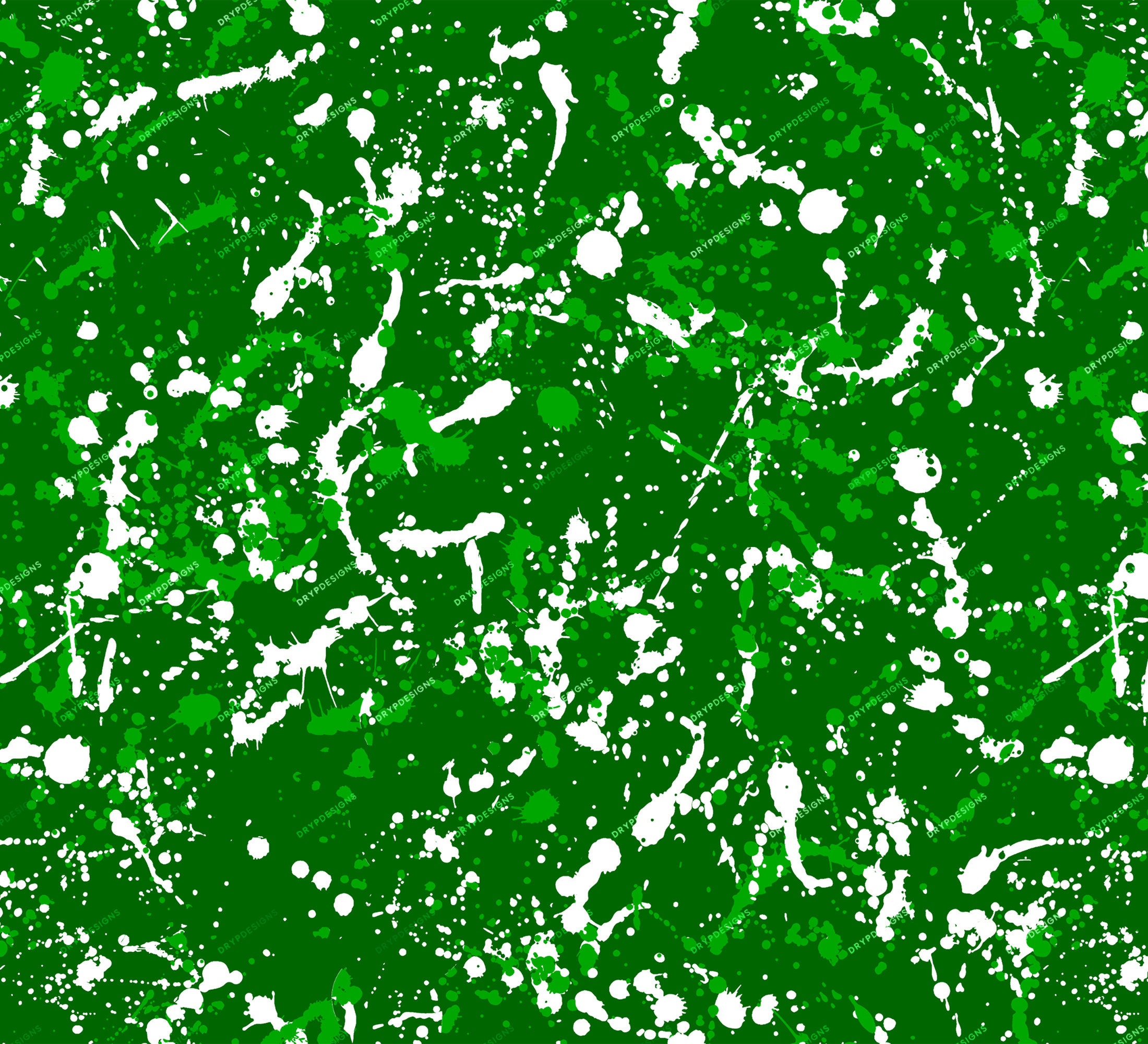 Green Splatter Pattern Green Paint Splatter Seamless Digital Paper Background Pattern - Black ...