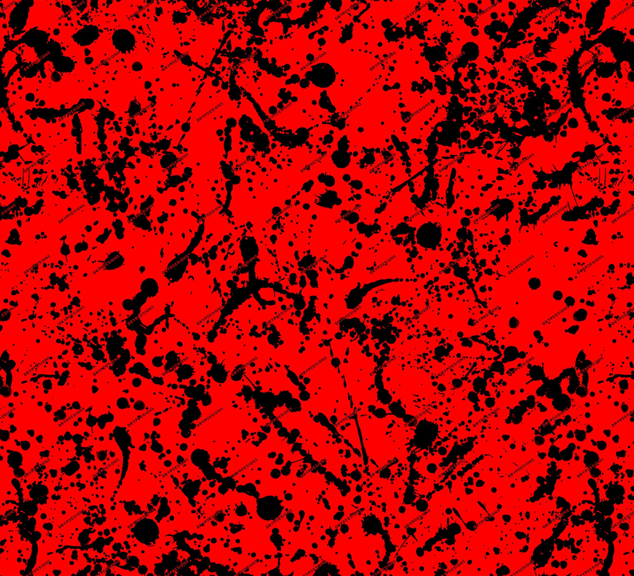 Red Paint Splatter Seamless Digital Paper Background Texture Black Red  Grunge Paint Graffiti Digital Download Files 