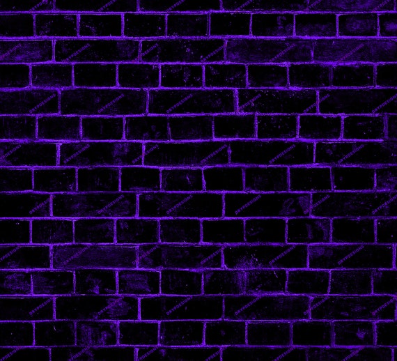 Purple Brick Wall Digital Paper Background Texture Neon Purple Glow Dark  Bold Cityscape PNG Digital Download Files -  Norway