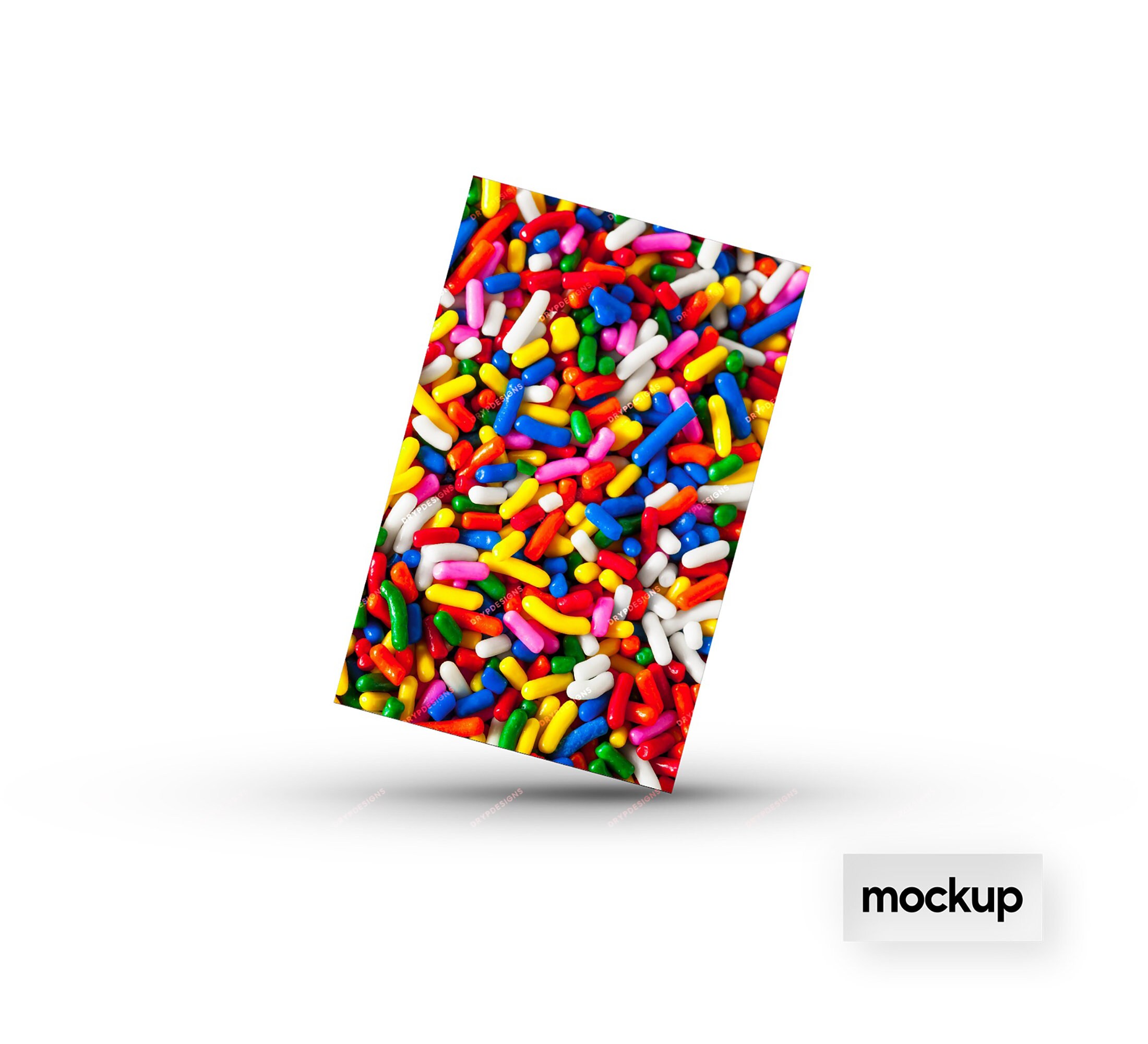 Rainbow Candy Sprinkles Digital Paper Background Texture - Vibrant ...