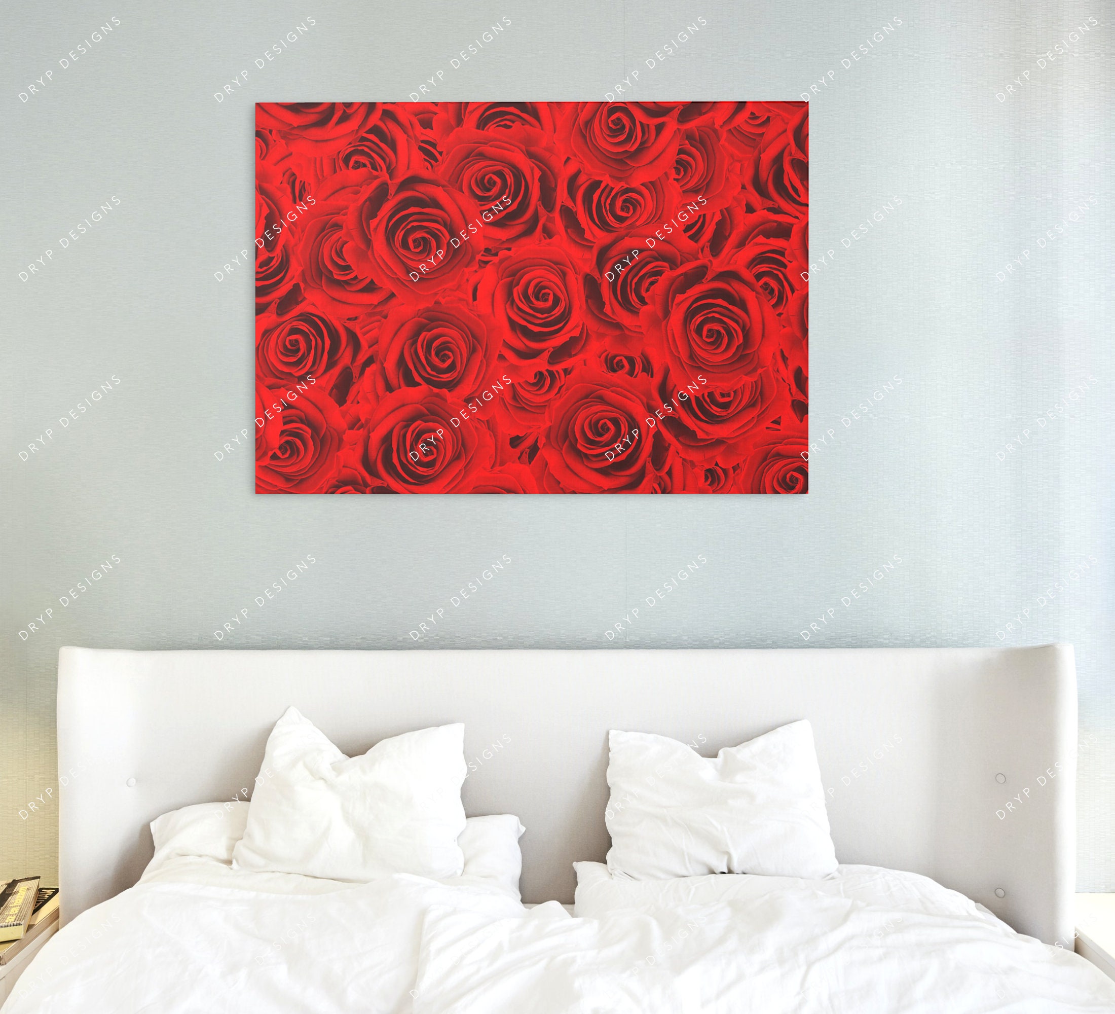 Red Roses Digital Wall Art Printable - Instant Download - Etsy