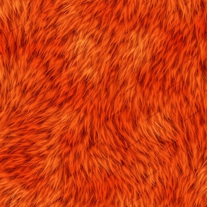 May include: A seamless pattern of orange fur. The fur is soft and fluffy, with a slight sheen. The pattern is perfect for use in a variety of projects, such as fabric, wallpaper, and digital art.