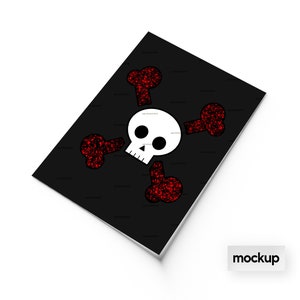 Blood Splatter Skull Bones PNG + SVG Graphic - Red Paint Splatter Skull ...
