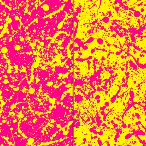 Pink + Yellow Paint Splatter Seamless Digital Paper Background - Paint Splattered Wallpaper - Instant Digital Download Files