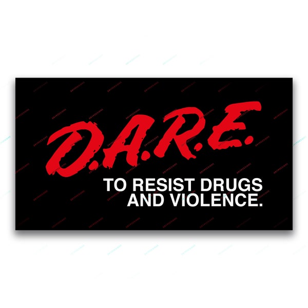 DARE Resist Drugs & Violence SVG + PNG Graphic - D.A.R.E Program Vector Logo - Instant Digital Download Files