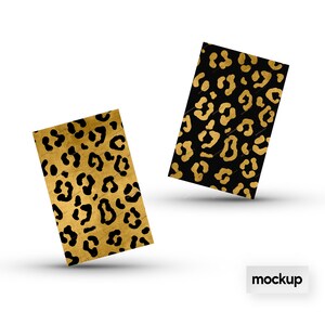 Black + Gold Seamless Leopard Print Background Pattern - Metallic ...