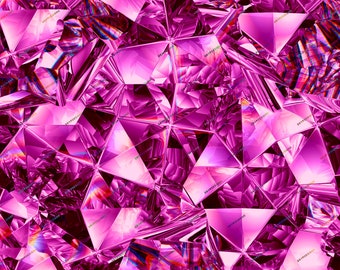 Pink Diamonds Seamless Background Texture Luxurious Shiny