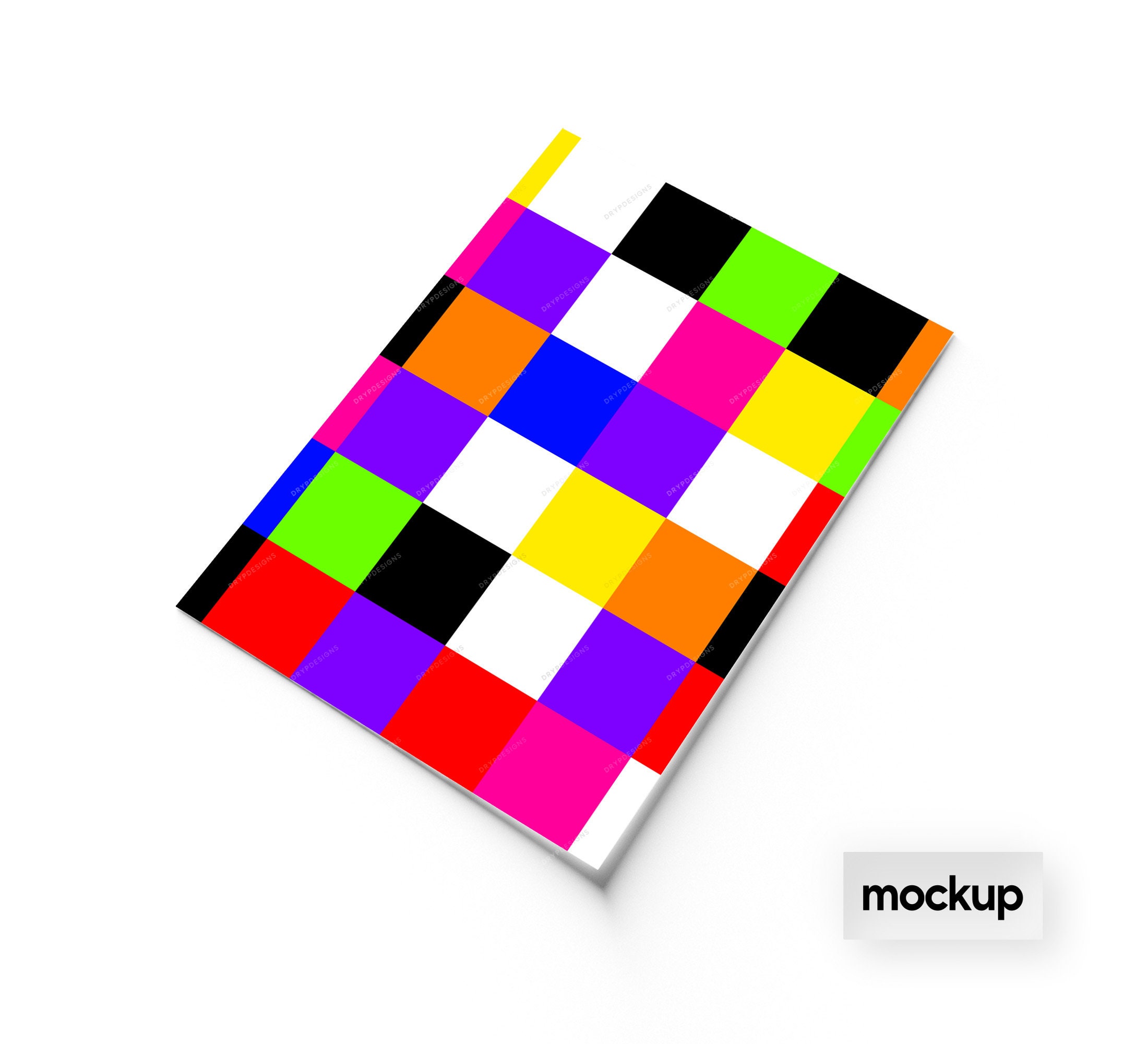 Colorful Checkerboard Seamless Background Pattern - Vibrant Rainbow ...
