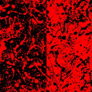 Rode verf Splatter naadloze digitale papier achtergrondstructuur - zwart + rode grunge verf graffiti - digitale downloadbestanden