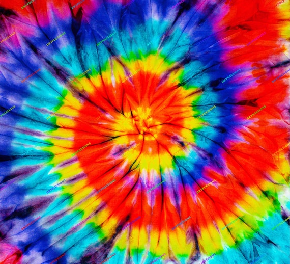 Vibrant Rainbow Tie-dye Swirl Background Pattern Texture Digital Paper  Download -  Norway
