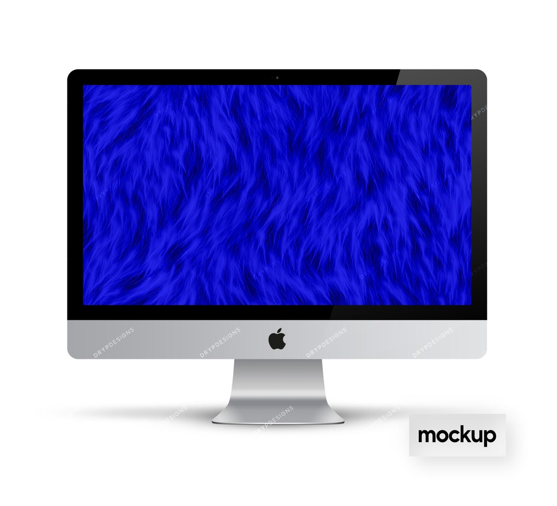 Blue Fur Seamless Digital Paper Background PNG Royal Blue - Etsy