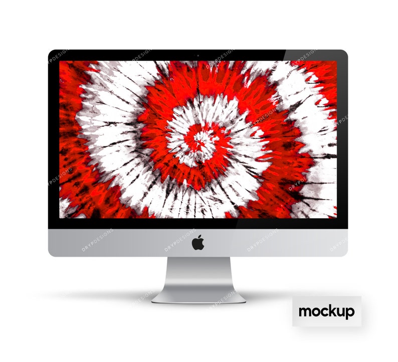 Red + White Tie-dye Digital Paper Background Texture - PNG Digital ...