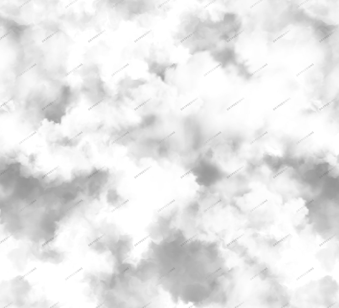 Gray Clouds Seamless Background Texture Monotone Sky With Clouds ...