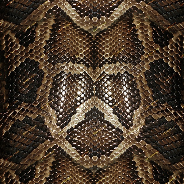 Brown Snakeskin Seamless Digital Paper Background Texture - Python Snakeskin Background PNG - Digital Download Files