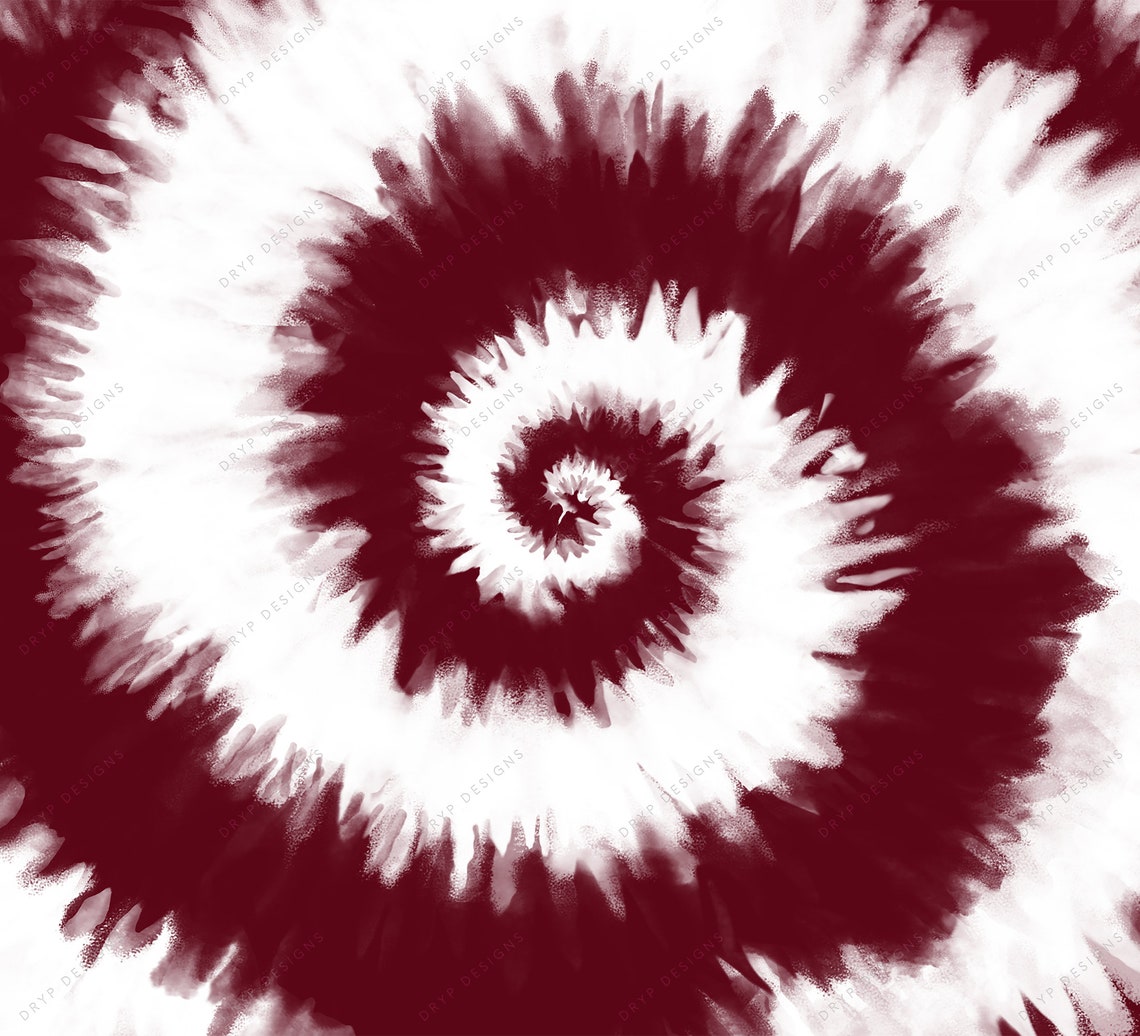 Maroon White Tie-dye Swirl Background Pattern Digital - Etsy