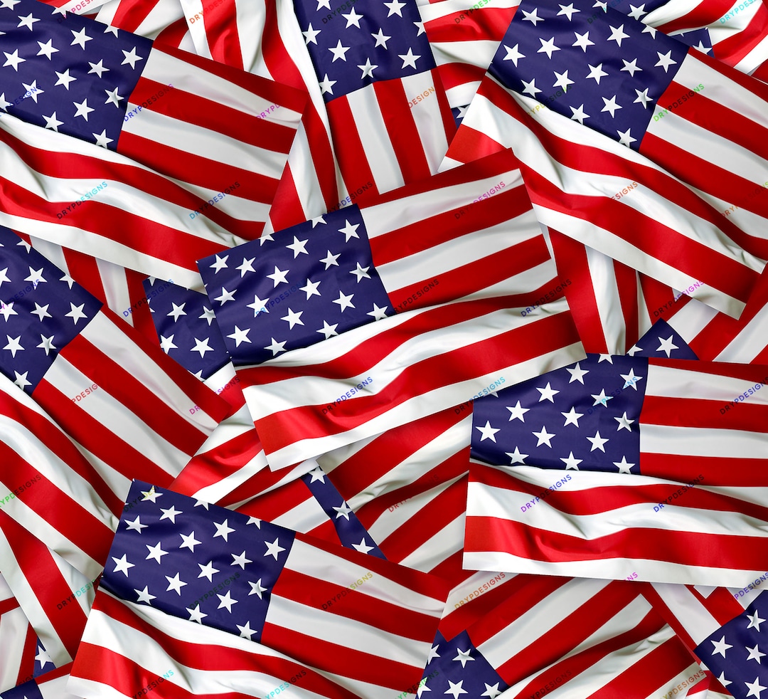 Patrón de fondo transparente de la bandera estadounidense de EE. UU. -  Papel digital patriótico - Archivos de descarga digital - Etsy México, image size:1080x982