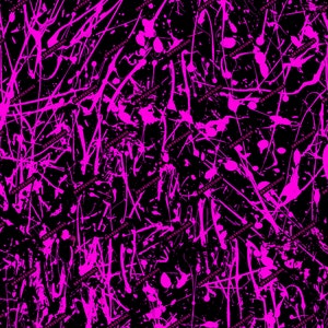 Hot Pink Neon Paint Splatter Seamless Background Texture - Hot Pink + Black Spray Paint Digital Paper PNG - Digital Download Files