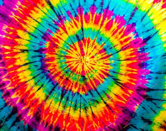 Vibrant Rainbow Tiedye Digital Paper Background Texture Pattern - Tiedye PNG Digital Download Files