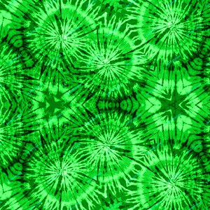 May include: A green and white tie-dye pattern with a swirling design. The pattern is repeated throughout the image.