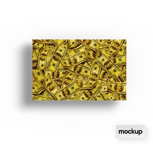 Gold Money Seamless Digital Paper Background Pattern - Raining Hundred ...