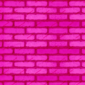 Hot Pink Brick Wall Seamless Background Texture - Vibrant Architecture Digital Paper PNG - Digital Download Files