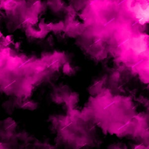 May include: Abstract digital art featuring a seamless pattern of pink and black clouds. The clouds are soft and wispy, creating a dreamy and ethereal effect.