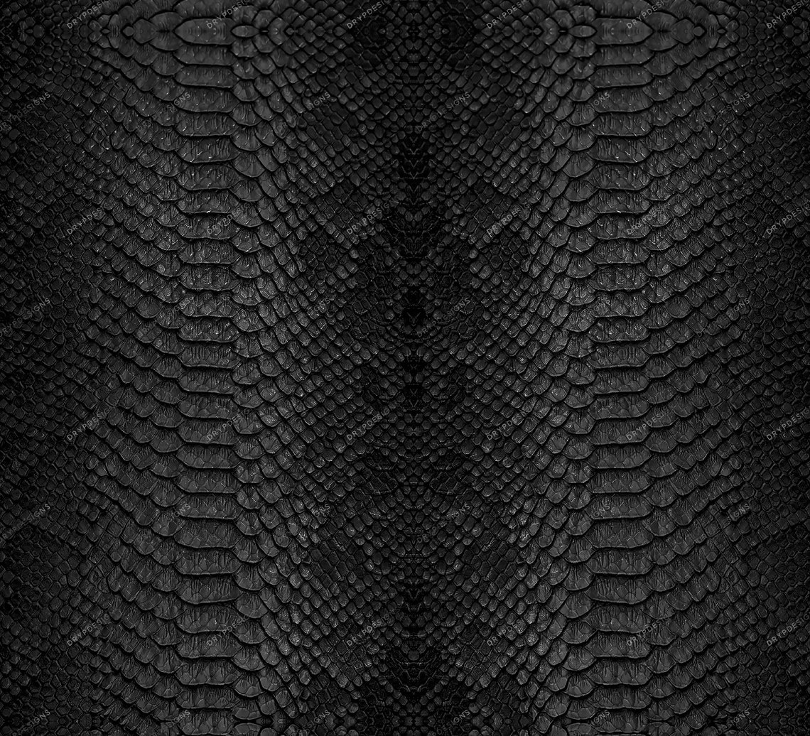 Black Snakeskin Digital Background Seamless Texture Animal - Etsy
