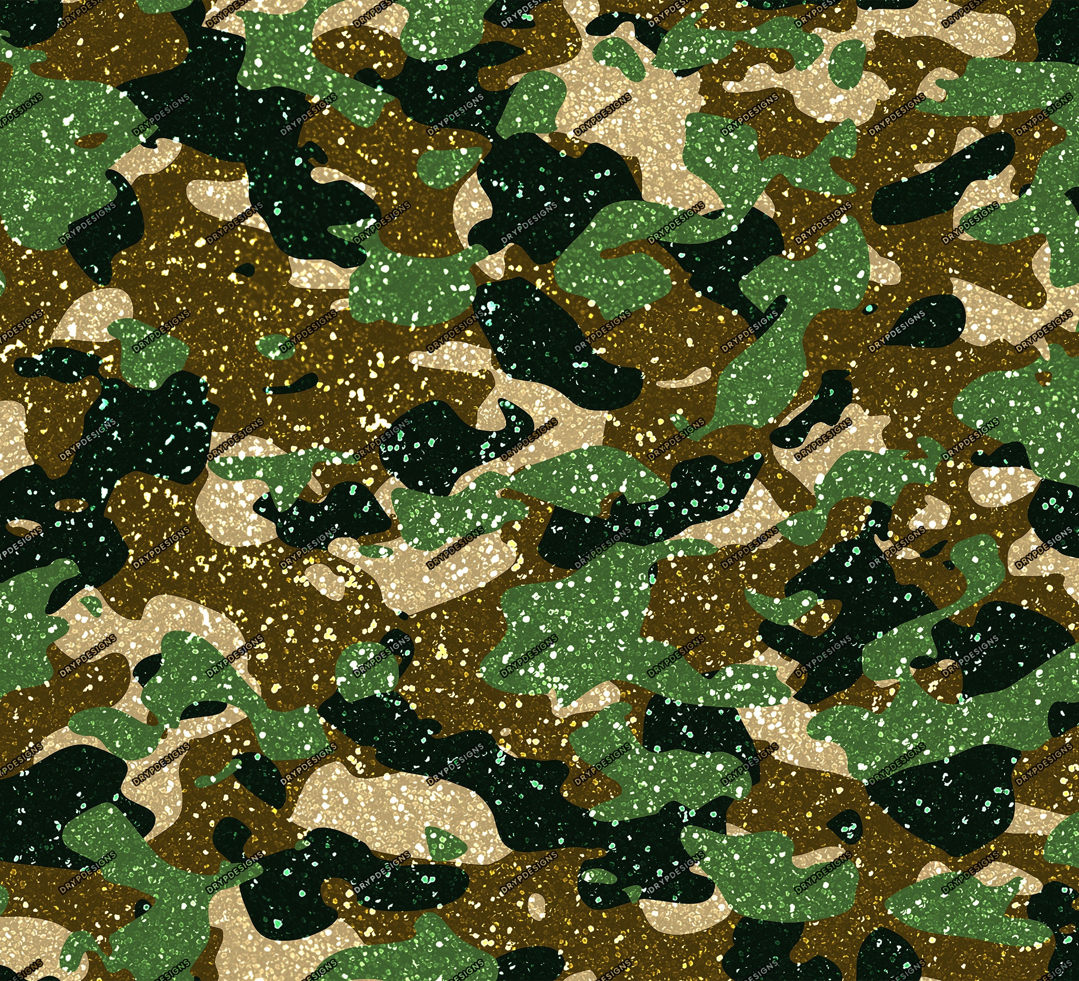 Military Green Camo Seamless Pattern — drypdesigns