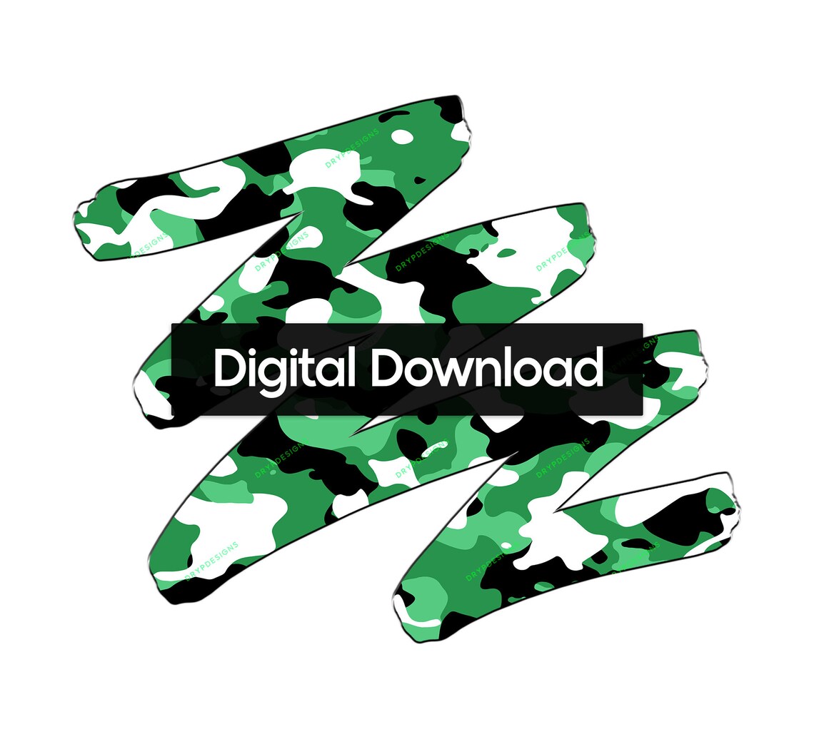 Green Camouflage Seamless Digital Background Pattern Digital - Etsy