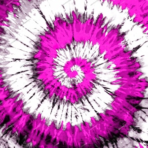 Pink + White Tie-Dye Digital Paper Background Texture - Digital Download File