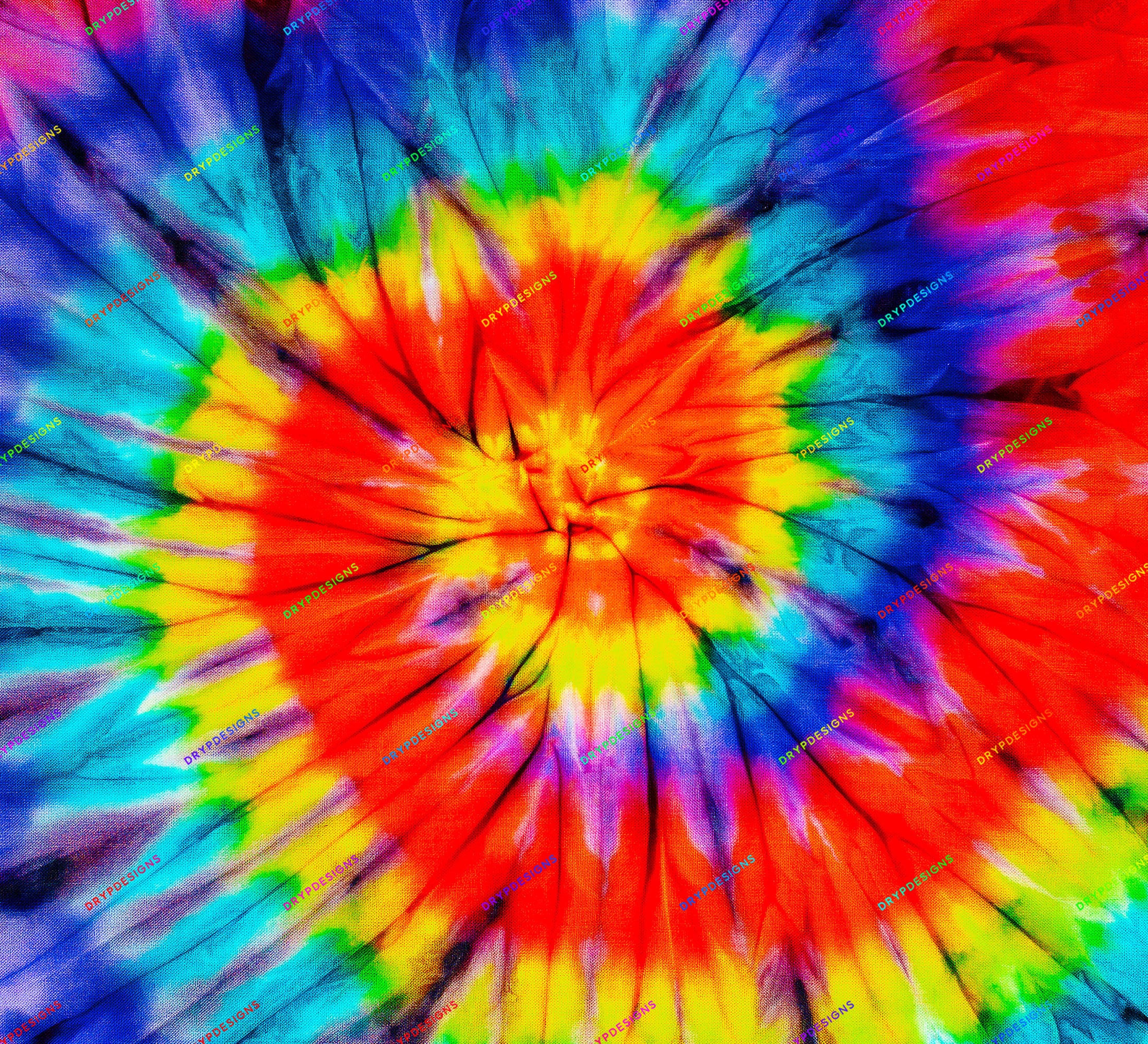 Vibrant Rainbow Tie-dye Swirl Background Pattern Texture Digital Paper  Download -  Israel