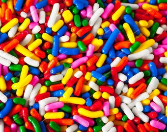Society6 ケース Rainbow Sprinkles - an abstract photograph Colorful Rainbow Sprinkles | Sweet Candy iPhone Case by