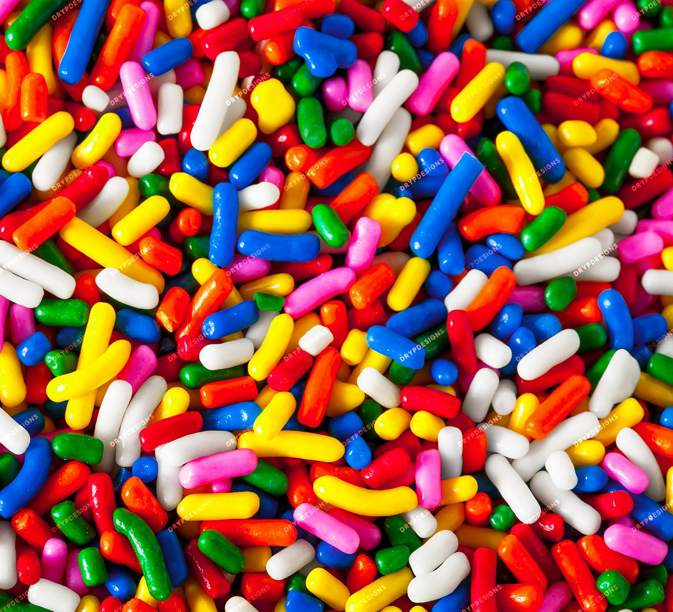 Rainbow Candy Sprinkles Digital Paper Background Texture